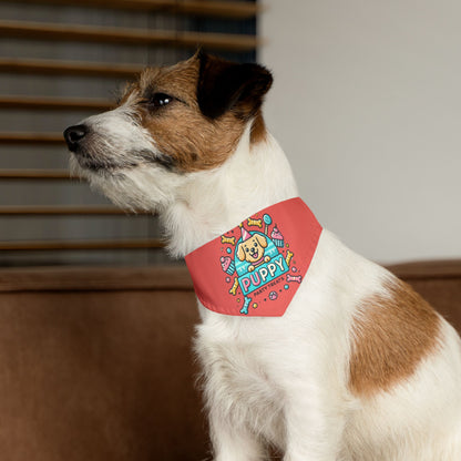 Fun & Festive Puppy Party Bandana Collar - Pink