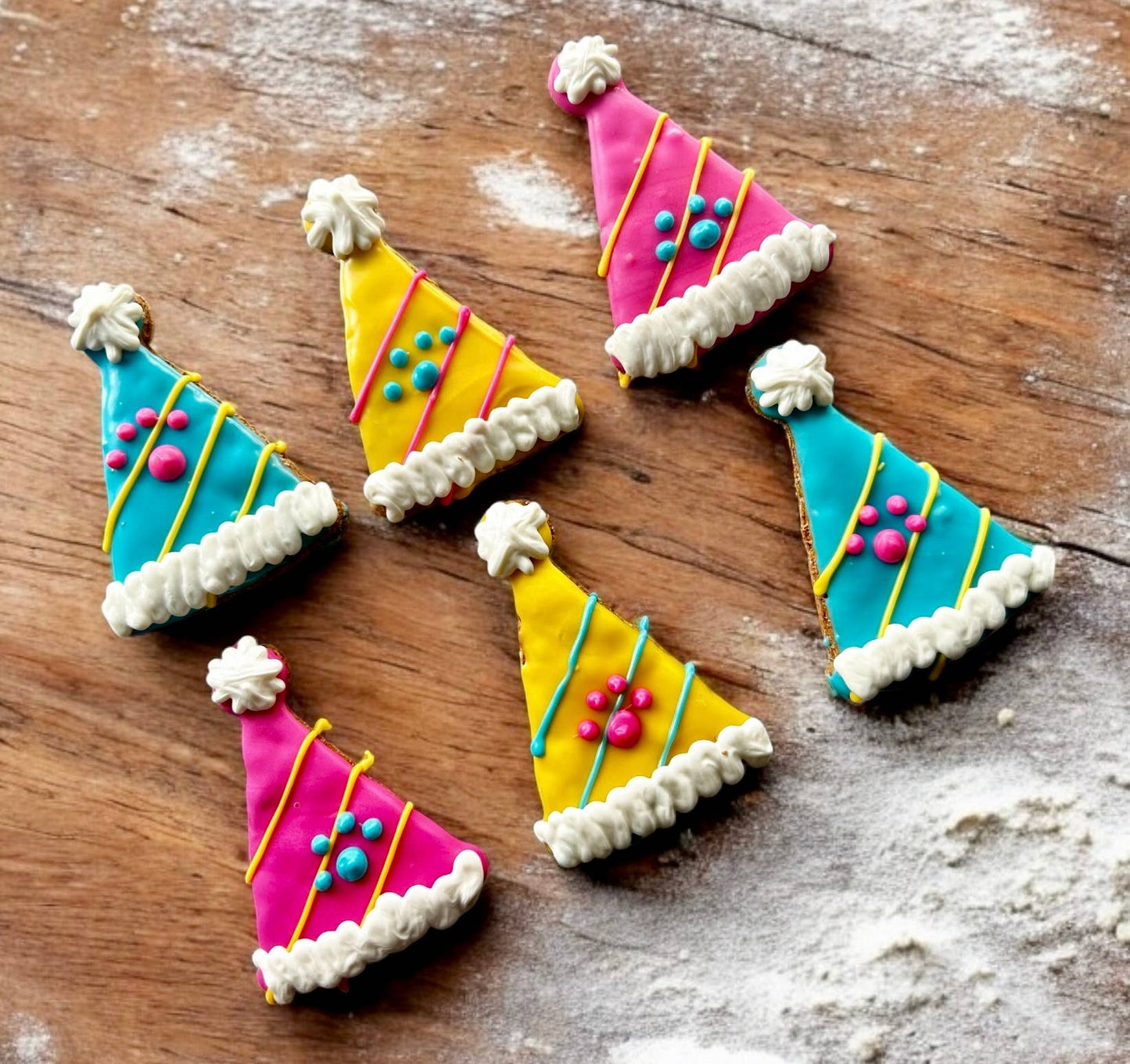 PAWty hats birthday dog treats