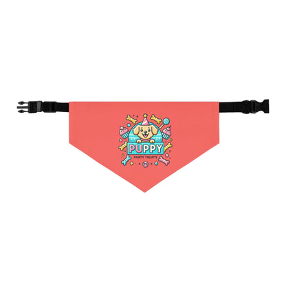 Fun & Festive Puppy Party Bandana Collar - Pink
