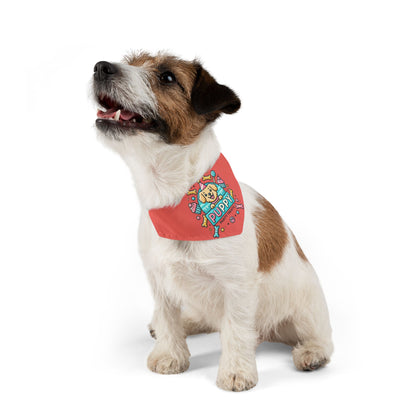 Fun & Festive Puppy Party Bandana Collar - Pink