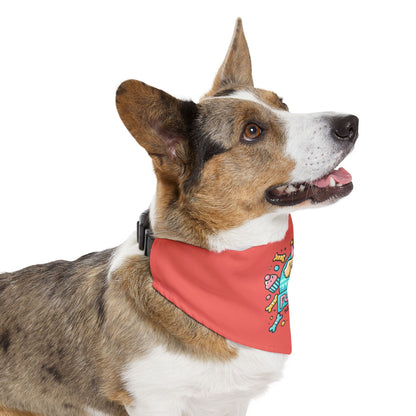 Fun & Festive Puppy Party Bandana Collar - Pink