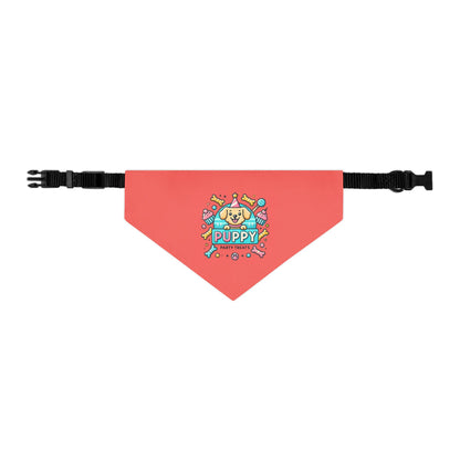 Fun & Festive Puppy Party Bandana Collar - Pink