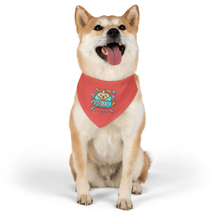 Fun & Festive Puppy Party Bandana Collar - Pink