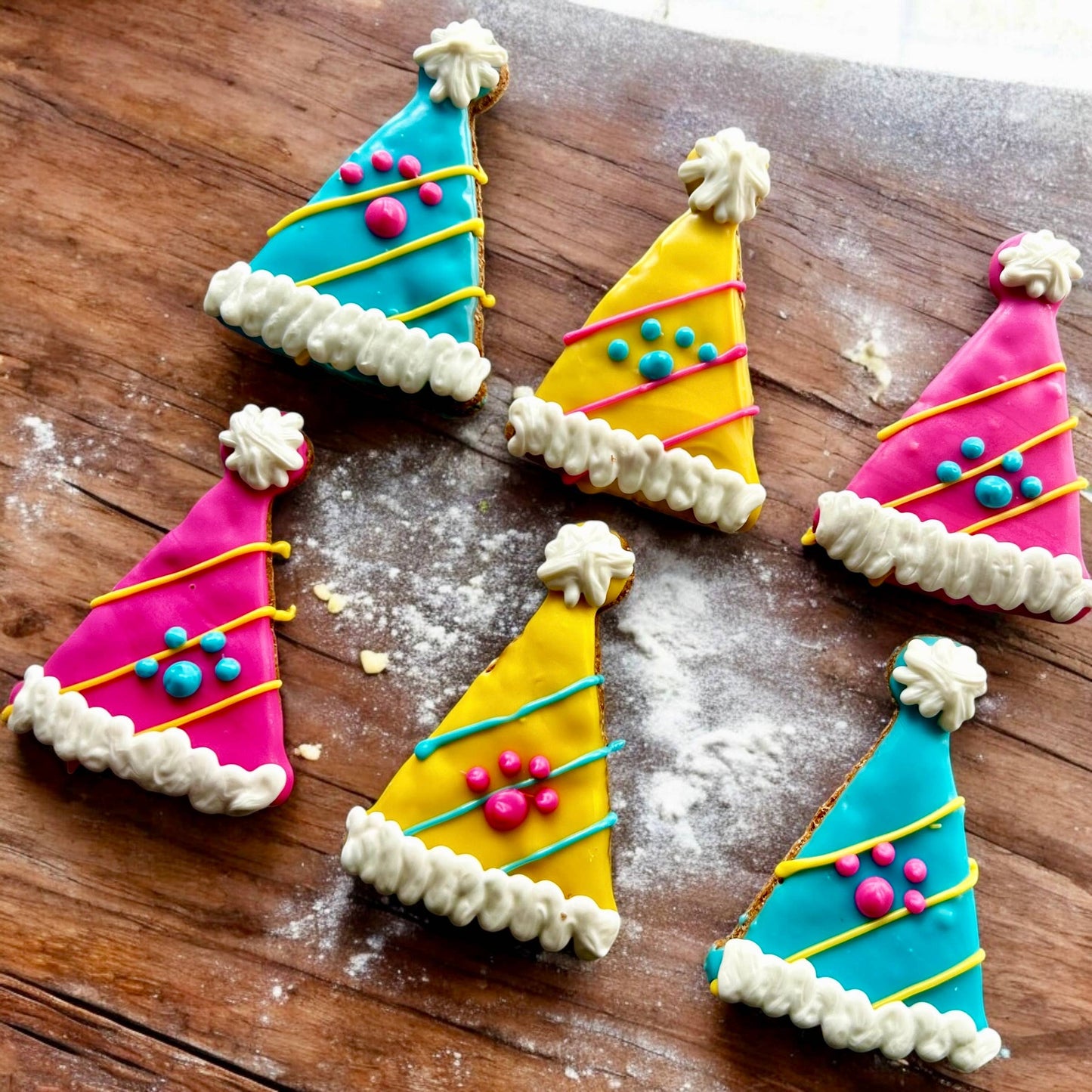 PAWty hats birthday dog treats