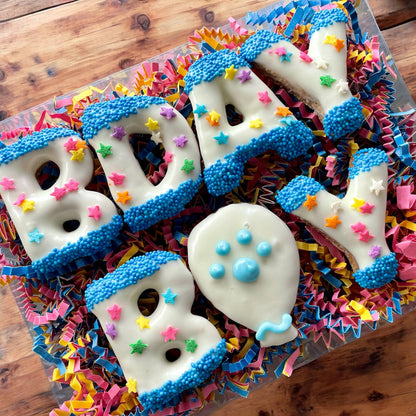 GIFT BOX of Bday Boy/Girl letter Birthday dog treat